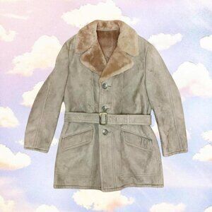 Gray Faux Fur Penny Lane Coat